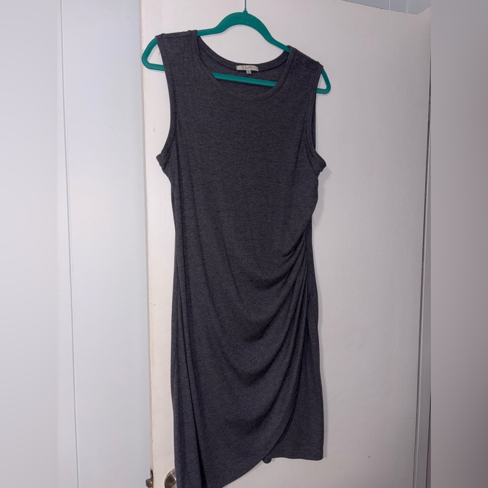 Z Supply Charcoal Gray Sleeveless Dress